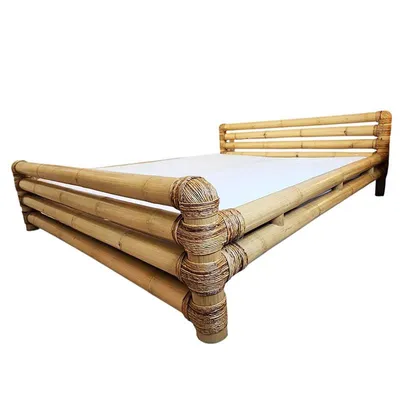 Obrázok produktu pre Bambusová posteľ Dambulla 180 x 200 cm s roštom