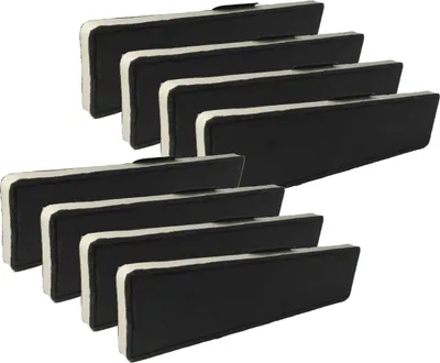 Produktbild von vhbw 8x Aktivkohlefilter Ersatz für Miele 9438930, 9720600, 9162160, DKF 18, 4002515063743, 4002515380024 für Dunstabzugshaube - 43 x 10 x 2 cm