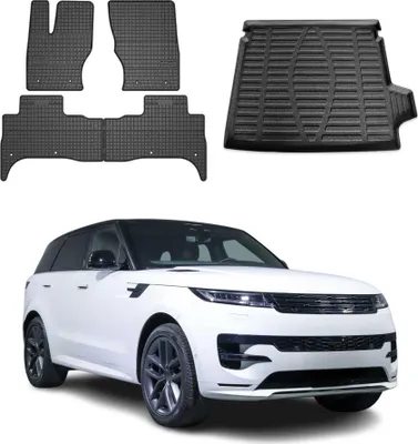 Immagine prodotto di Set tappetini e vaschetta portabagagli per Range Rover Sport L494 2017-2025 gomma 5x