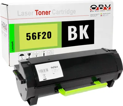 Produktbild von Kompatibler Toner für MS321dn ersetzt Lexmark 56F2000 schwarz - ca. 6.000 Seiten