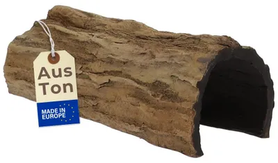 Produktbild von Aquarium Deko Höhle Baumstamm Halbbogen Terrarium Deko fürs Aquarium Versteck für Fische Welshöhle Versteckhöhle Reptilien Höhle Barsche Tonröhre Laichhöhle Krebshöhle