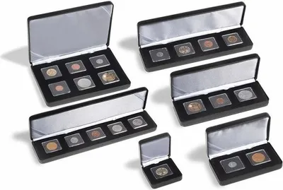 Produktbild von Münzetui NOBILE für 4 QUADRUM Mini-Kapseln, schwarz