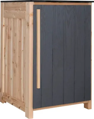 Produktbild von Gartenschrank/Outdoorküche Konsta Typ 603 Douglasie Sideboard 60 x 58 x 92 cm anthrazit