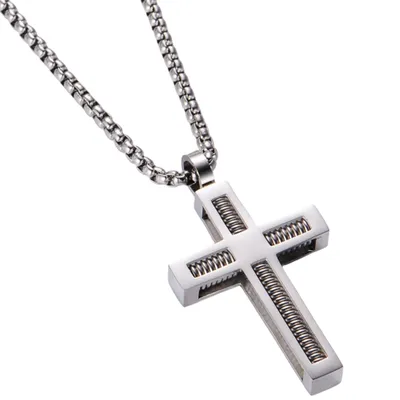 Obrázek produktu pro stříbrný náhrdelník TW-34105 Cross KP34105