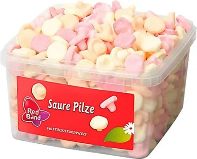 Obrázok produktu pre Red Band kyslé huby Ovocné huby s príchuťou 720g