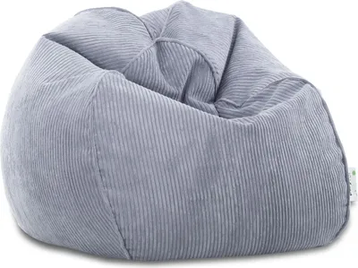 Produktbild von Ecopuf - Sitzsack Cord mit Fußstütze, Sessel mit Füllung, Sakwa Sz4 Eis