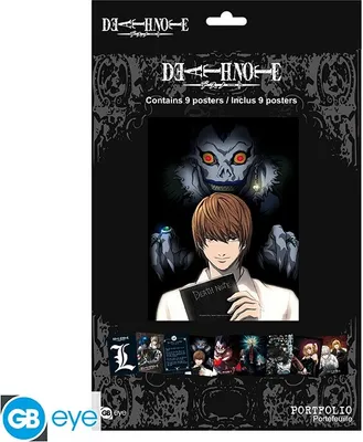 Produktbild von DEATH NOTE - Portfolio 9 posters Protagonists (219,7)