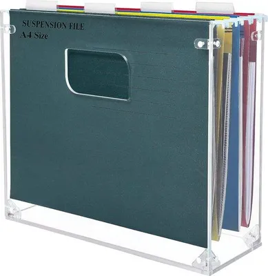 Produktbild von Famanu Dokumentenorganizer Transparente A4-Hängemappen - 4 Fächer