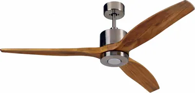 Produktbild von Energiespar Deckenventilator Airfusion Akmani LED Chrom Chrom / Nickel gebürstet