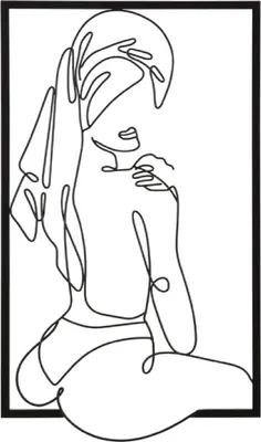 Image de Panneau mural de bain Mauro Ferretti, dimensions 40 x 1,3 x 70 cm, couleur noire