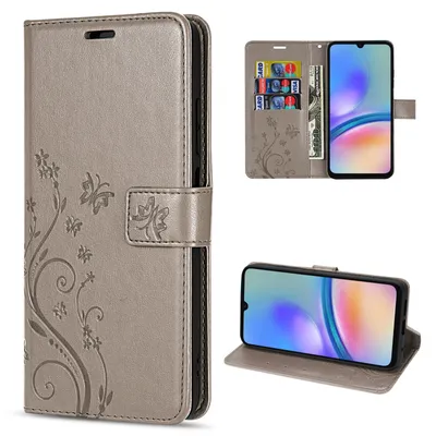 Produktbild von Handy Tasche für Samsung Galaxy A05s Hülle Handyhülle Klapphülle Wallet Case Grau