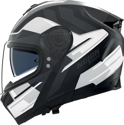 Imagen del producto de Casco Nolan N80-8 Trittico, color negro/blanco/gris, talla XL (62)