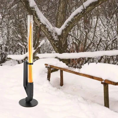 Produktbild von Faziango Feuersäule Ambiente Feuerrohr Pelletfackel hitzebeständig Pellets Fackel Rohr