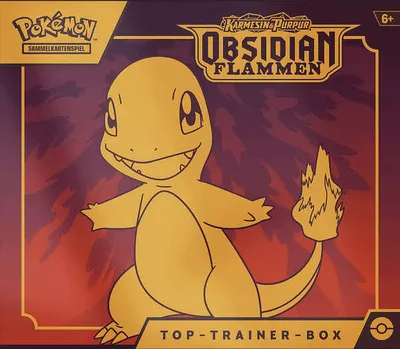 Produktbild von Pokémon Karmesin & Purpur Obsidianflammen - Top-Trainer Box - deutsch