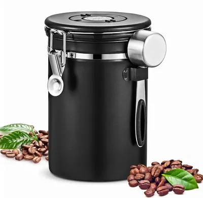 Immagine prodotto di Contenitore ermetico in acciaio inossidabile per caffè, capacità 1,8 litri