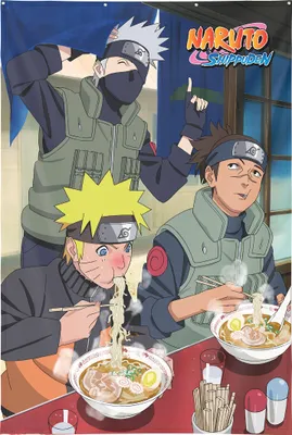 Produktbild von Wanddekoration Naruto Shippuden Ramen Ichiraku 125 x 85 cm -