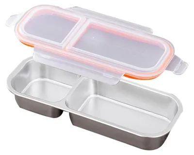 Produktbild von Stapelbare Snackbehälter mit Fächern