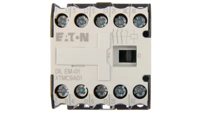 Obrázek produktu pro Výkonový stykač 9A 3P 24V AC 0Z 1R DILEM-01(24V50/60HZ) 020402