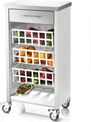 Immagine prodotto di DON HIERRO - Carrello da cucina con piano di lavoro in acciaio inox, MOHER
