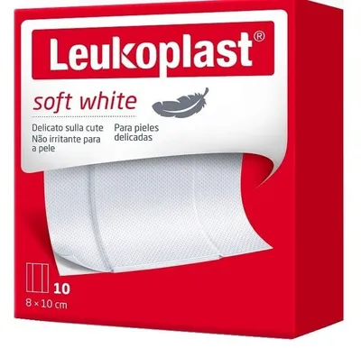 Immagine prodotto di Leukoplast Soft White 100 X 8 Cm 10 Pezzi