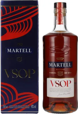 Produktbild von Martell VSOP Aged in red Barrels + Box 700ml 40% Vol.