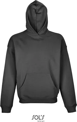 Produktbild von SOLs 03813 | Uni Connor Oversized Hoodie - Kapuzenpullover - Farbe: Mouse Grey (Solid) - Größe: L