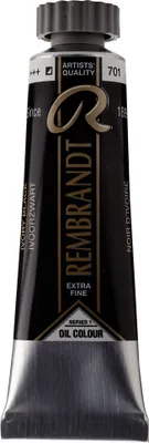 Immagine prodotto di Vernice ad olio Rembrandt in tubetto 15 ml, nero avorio 701