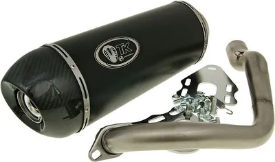 Immagine prodotto di Scarico TurboKit GMax Carbon cap H2 4T con omologazione per Vespa GTS 300