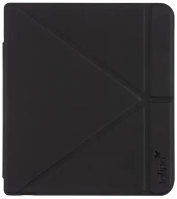 Produktbild von Tolino 8720195092285, Folio, Schwarz, Tolino, Kunstleder, vision 6, Staubresistent, Spritzwassergeschützt