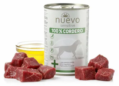 Obrázok produktu pre Nuevo pes Sensitive jahňací monoproteín konz. 400g