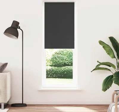 Obrázok produktu pre Maison Exclusive – zatemňovacia roleta čierna 80 x 230 cm, šírka látky 75,7 cm