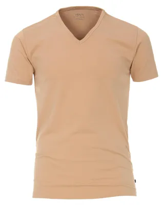 Produktbild von VENTI Shirt Klassisches Herrenshirt im 2er Pack.T-Shirt DOPA mit V-Neck