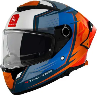 Produktbild von Mt Helmets Thunder 4 Sv Pental Integralhelm Orange,Blau XS Orange,Blau XS