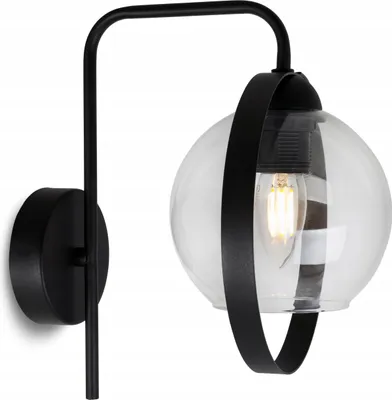 Produktbild von Moderne Lampe Wandleuchte Glasringlampe