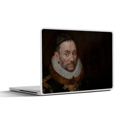 Produktbild von MuchoWow® Laptop Aufkleber Sticker Cover Wilhelm von Oranien - Gemälde - Alte Meister - Kunst 40x30 cm - Laptop Dekoration - Selbstklebend