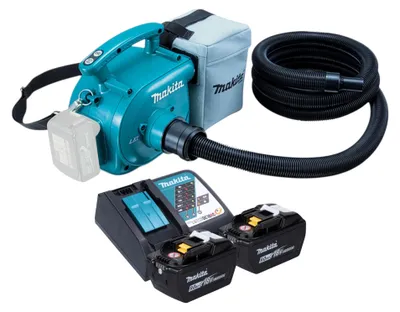 Immagine prodotto di Aspirapolvere a batteria Makita DVC 350 Z 18 V + 2 batterie da 9,0 Ah + caricabatterie