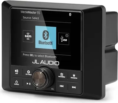 Produktbild von Garmin Jl Audio® Mediamaster® 55 Full-color Lcd Display Weatherproof Verstärker Durchsichtig  Durchsichtig One Size