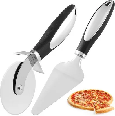 Produktbild von Pizzaschneider Ergonomisch - Edelstahl mit scharfer Klinge