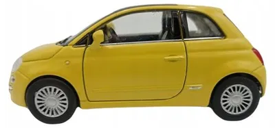Produktbild von Welly Fiat 500 Metallmodell Gelb 1:34
