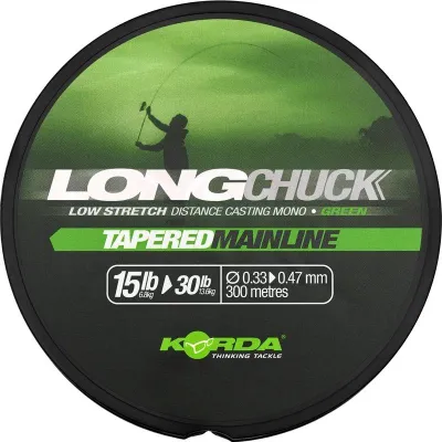 Produktbild von Korda LongChuck Tapered Mainline Green 15-30lb/0.33-0.47mm