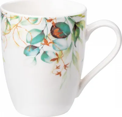 Obrázok produktu pre PRIMA DECO eukalyptový porcelánový hrnček 360 ml