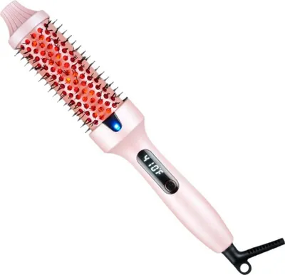 Immagine prodotto di INF Ferro Arricciacapelli Infrarossi 2 in 1 - Piastra e Arricciacapelli con Temperatura Regolabile Rosa