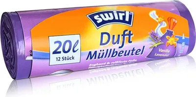 Immagine prodotto di Cestino profumato Swirl 20L ( 12 pezzi / rotolo ) al profumo di vaniglia / lavanda