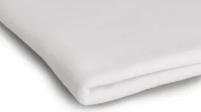 Produktbild von Polar Fleece Stoffe 200 g/m2 Weiß 50 x 155 cm