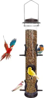 Produktbild von Famanu Vogelhaus Aluminium mit 6 Sitzstangen - wetterfest