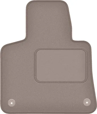 Immagine prodotto di Tappetino conducente in velluto beige compatibile con Citroen C4 Grand Spacetourer (2013-2021, 5 posti) – con fissaggi – su misura