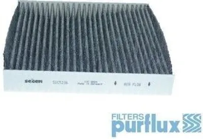 Produktbild von PURFLUX AHC371 Innenraumfilter Pollenfilter für FIAT 500 (312) Aktivkohle