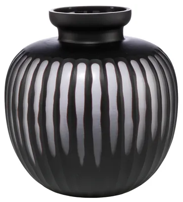 Immagine prodotto di Goebel Vase Black Carved, Dekovase, Glas, Schwarz, 28 cm, 23121091