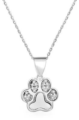 Immagine prodotto di Collana in argento con zampa AGS527/47 (catena, ciondolo)