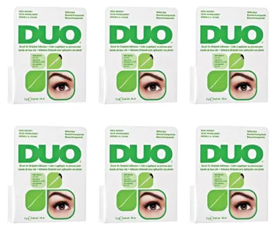 Obrázek produktu pro Ardell DUO Lepidlo na Řasy se Štětečkem Průhledné s Vitamíny – Sada 6 kusů